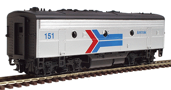 Diesel EMD F7B Dummy -- Amtrak(R) (silver, black, red, blue)