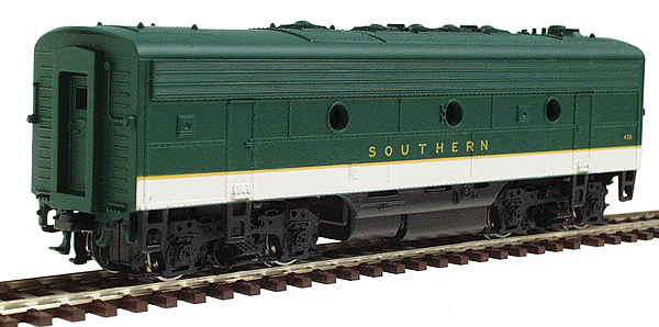 Diesel EMD F7B Powered "Super" w/Flywheel -- Southern (green)