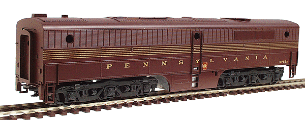 Diesel Alco PB-1 (Cabless Booster Unit) Dummy -- Pennsylvania Railroad (Tuscan Red, yellow)