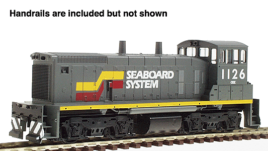Diesel EMD SW1500 Dummy -- Seaboard System (gray)