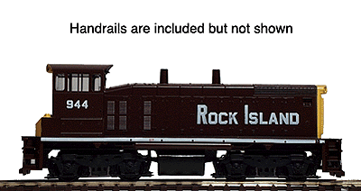 Diesel EMD SW1500 Dummy -- Rock Island (maroon)