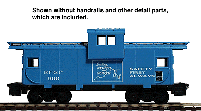 29' Wide Vision Caboose -- Richmond, Fredericksburg & Potomac