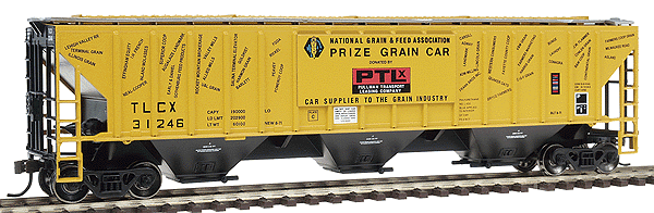 Ready-To-Roll(tm) 54' Pullman Standard 3-Bay Covered Hopper - Assembled -- TLCX