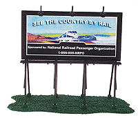 Modern Billboards - Assembled -- See The Country By Rail