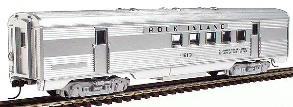 Ready-To-Roll(tm) Streamline RPO Car - Assembled -- Rock Island