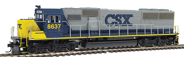 Ready-To-Roll(tm) Diesel EMD SD50 Powered - DCC-Ready -- CSX Transportation #2 - Ex C&O, YN2 (yellow, gray, blue)
