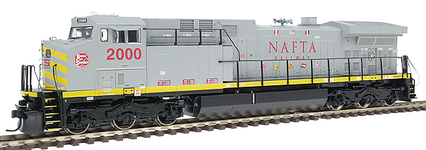 Ready-to-Roll(TM) Diesel GE AC4400 Powered - Assembled - DCC Ready -- Kansas City Southern NAFTA Railway #2000