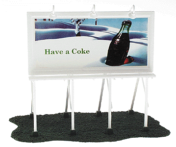 Coca-Cola(R) Billboards -- Bottle in Snow