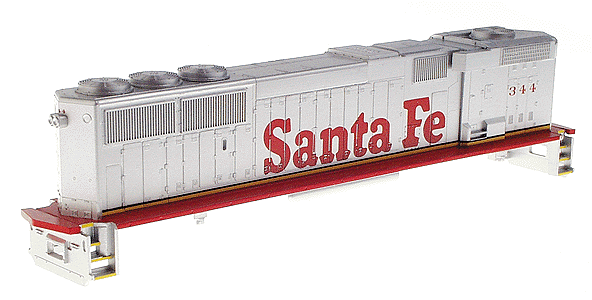 Painted Body Shell - EMD GP60B -- Atchison, Topeka & Santa Fe "Warbonnet" #344