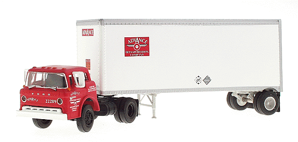 Ready-To-Roll(tm) Ford "C" w/28' Wedge Trailer -- Advance