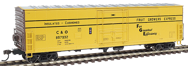 Ready-To-Roll(tm) 50' Superior-Door Boxcar - Assembled -- Fruit Growers Express - Chesapeake & Ohio #2