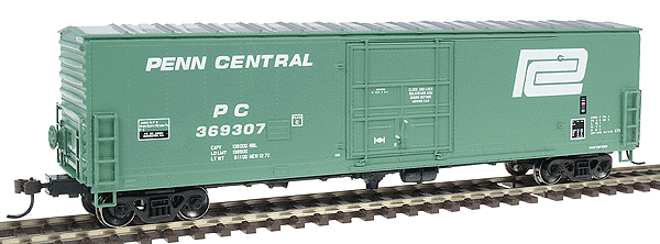 Ready-To-Roll(tm) 50' Superior-Door Boxcar - Assembled -- Penn Central #2