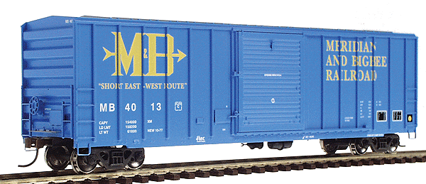 Ready-To-Roll(TM) 50' FMC 5347 Cubic Foot Boxcar - Assembled -- Meridian & Bigbee #1