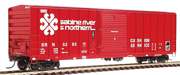 Ready-To-Roll(TM) 50' FMC 5347 Cubic Foot Boxcar - Assembled -- Sabine River & Northern #1