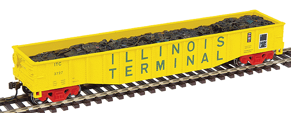 Ready-To-Roll(tm) 50' Gondola w/Load - Assembled -- Illinois Terminal