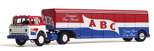 Ready-To-Roll(tm) Ford "C" Cab w/Beverage Trailer -- ABC Famous Fine Flavor, Extra Pale Dry Beer