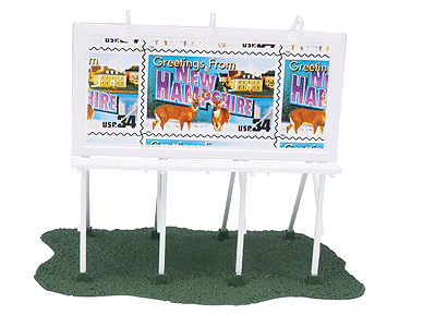 Ready-To-Roll(TM) US Postal Service 50 States Commemorative Billboards -- New Hampshire State Stamp