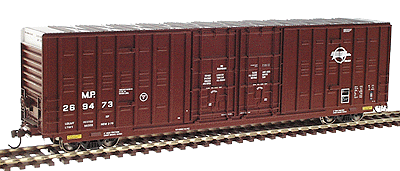 60' Berwick High-Cube Exterior-Post Waffle-Side Boxcar - Assembled -- Missouri Pacific #2 w/Double Youngstown 8' Doors