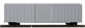 60' ICC High-Cube Exterior-Post Boxcar - Kit -- Undecorated w/12' Youngstown Sliding Doors