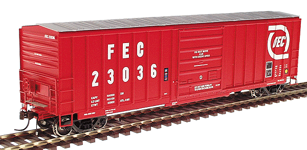 50' Sieco Boxcar - Assembled -- Florida East Coast #2