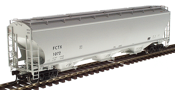 Trinity 5161 Cubic Foot Ten-Panel Covered Hopper - Assembled -- FCTX #1072