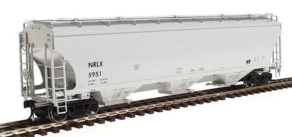 Trinity 5161 Cubic Foot Ten-Panel Covered Hopper - Assembled -- NRLX #5951