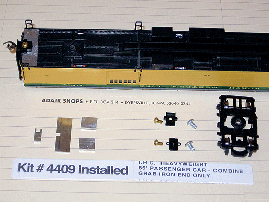 Lead Alloy Interior Floor For Walthers Centerbeam Flatcars -- With Standard Centerbeam