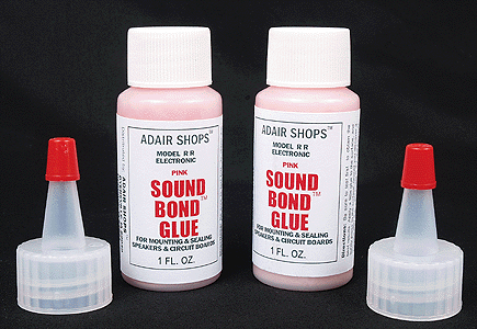 Pink Sound Bond(TM) Glue -- 2-Pack; For General Electronic Uses (Dries Pink)