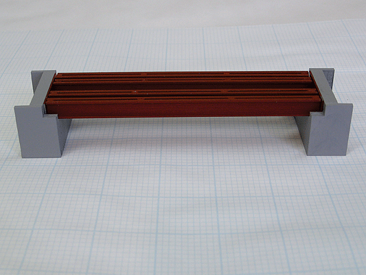 Wide Creek Girder Bridge w/Abutments - Kit -- 37-1/2'  11.4m Scale Span