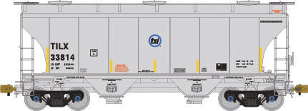 TrinityRail 3281 Cu.Ft. 2-Bay Covered Hopper - Ready to Run -- TXI TILX #33814 (gray)