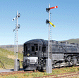 Lower Quadrant Semaphore Signal Nonoperating Kits -- Unpainted pkg(2)
