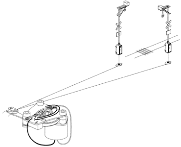 Operating Wigwag Crossing Signal Kit -- Without Detector
