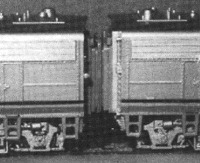 Close Coupling Adaptor Kit -- For Athearn F7A & B Units - 2 Pair of Draft Gear Boxes (Fits 2 Units)