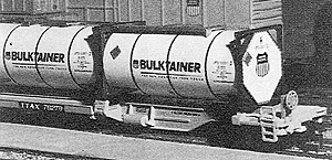 Unframed Tank Container -- UP Bulktainer(R) - "New American Tank Truck"