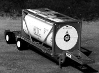 20' Tank Container Trailer -- BNSF