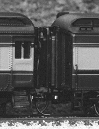 Working Diaphragm Kits - 1 Pair -- Black - Fits Bachmann Spectrum Heavyweight Cars-1
