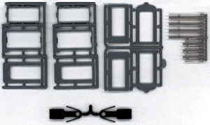 Working Diaphragm Kits - 6 Pair -- For Walthers Budd Cars - Includes Budd Striker Plate & Coupler Adapter