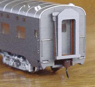 Working Diaphragm Kits - 1 Pair -- Gray - Fits Walthers Pullman Passenger Cars