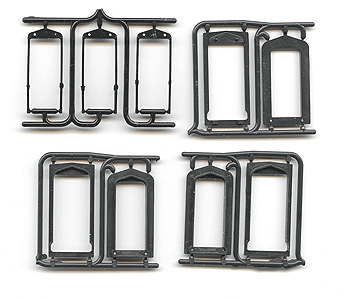 Working Diaphragm Kits for Athearn Genesis F7 A&B Unit Diesels - 1 Pair -- Black
