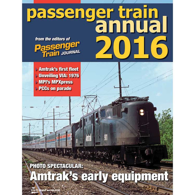 2016 Passenger Train Annual -- Softcover