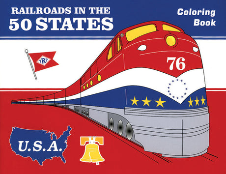 Railroads in the 50 States Coloring Book -- Softcover