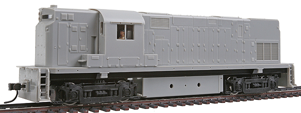 Alco C420 Phase 2B High Nose, Dynamic Brakes - Standard DC - Master(R) Silve -- Undecorated, High Nose