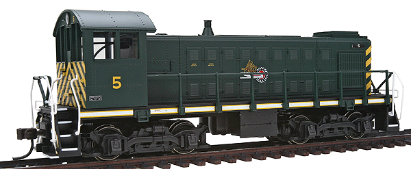 Alco S1 - Standard DC - Master(R) Silver -- Alco Demonstrator #5 (dark green, yellow, black)