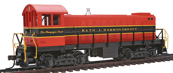 Alco S1 - Standard DC - Master(R) Silver -- Bath & Hammondsport #5 (red, black, yellow)