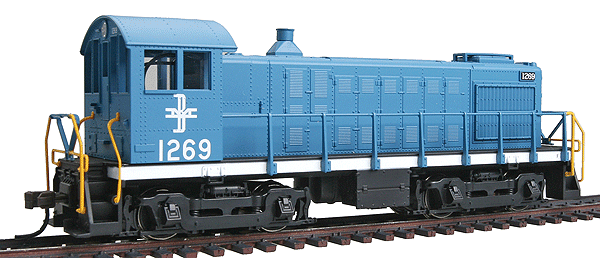 Alco S1 - Standard DC - Master(R) Silver -- Boston & Maine #1269 (blue, white)