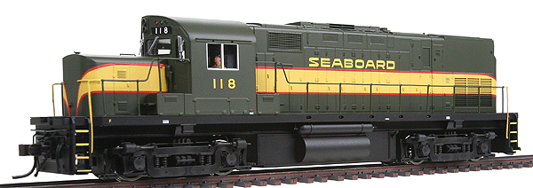 Alco C420 Phase 2A Low Nose - Standard DC - Master(R) Silver -- Seaboard Air Line #118