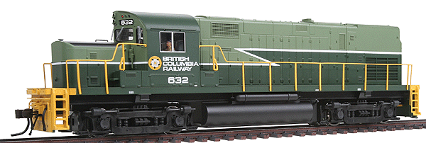 Alco C420 Phase 2B - Standard DC - Master(R) Silver -- British Columbia Railway #632