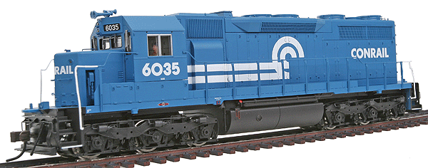 EMD SD35 Low Nose w/Sound & DCC - Master(R) Gold -- Conrail #6035 Low Nose (blue, white)