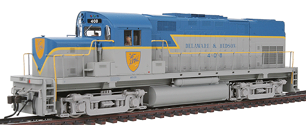 Alco C420 Phase I - Standard DC - Master(R) Silver -- Delaware & Hudson - No Nose Light, w/Dynamic Brake