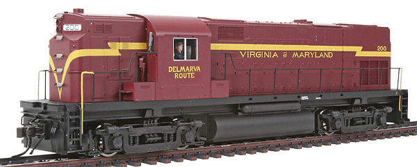 Alco C420 Phase I High Nose - Standard DC - Master(R) Silver -- Virginia & Maryland #200 No Dynamic Brake